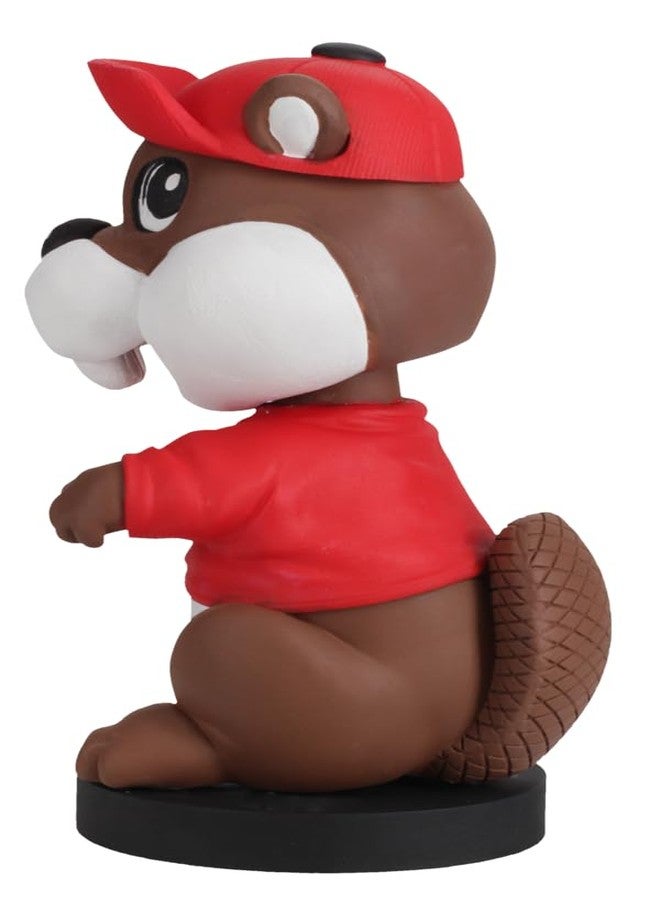 Buc-ee's دمية رأس هزازة للوحة القيادة من بوكيز، طولها 6.5 بوصة - بيفر - Image 3